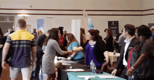 Networking conference gif