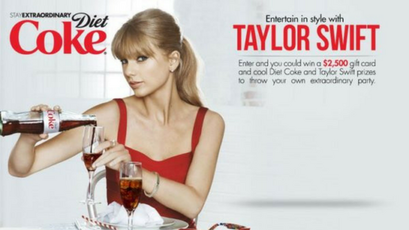 Taylor Swift Diet Coke advert